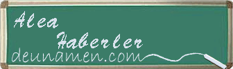 Alea Haberler Visitenkarte